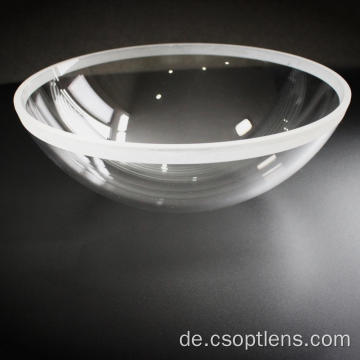 220 mm Durchmesser H-K9L halbkugelförmige Glaskuppeln